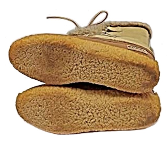 Vintage Sorel Nanook Leather Fur Winter Snow Boots, Sz 8 - Picture 11 of 12